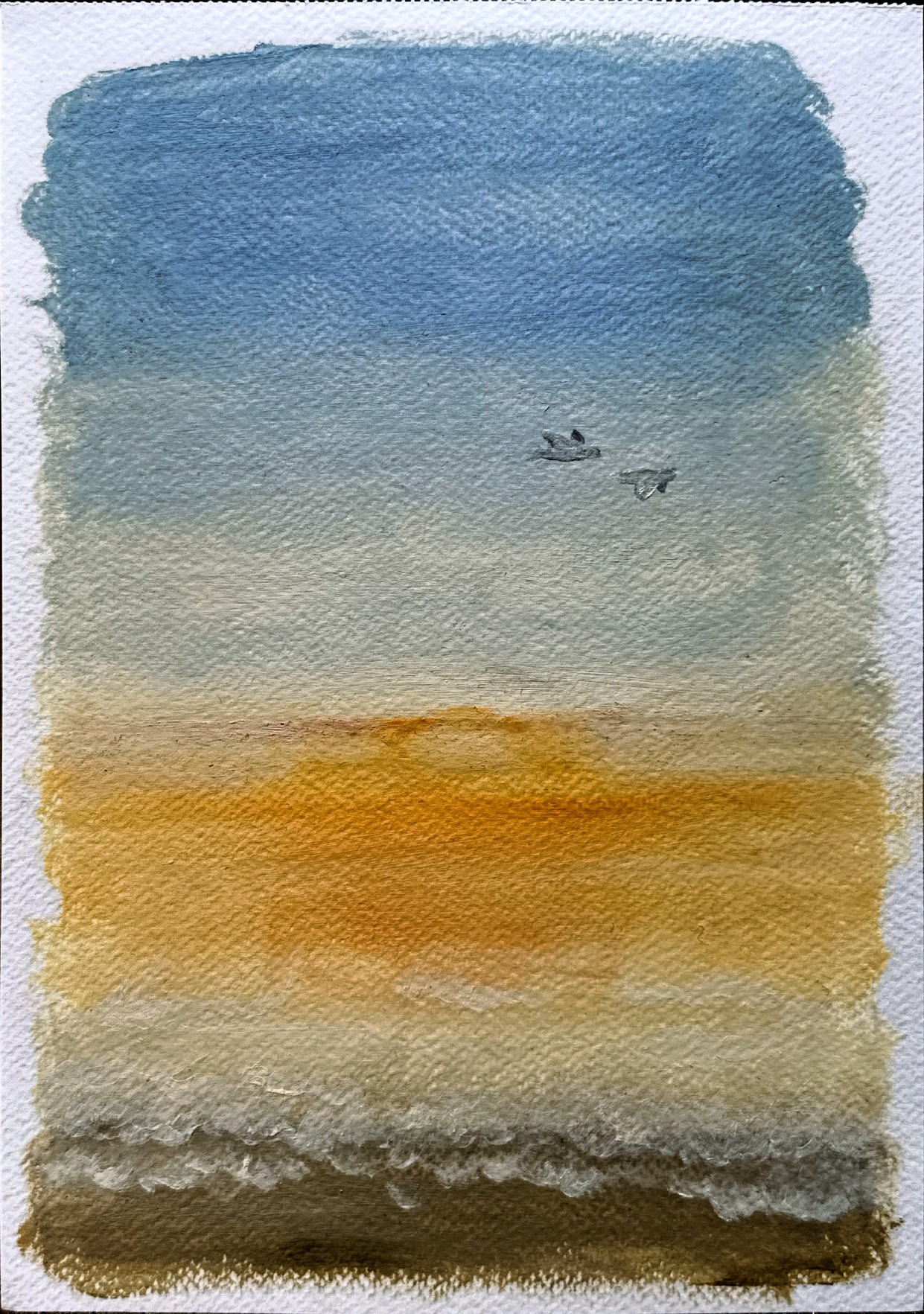 Twin Wings - Watercolor by Maja A. Moger