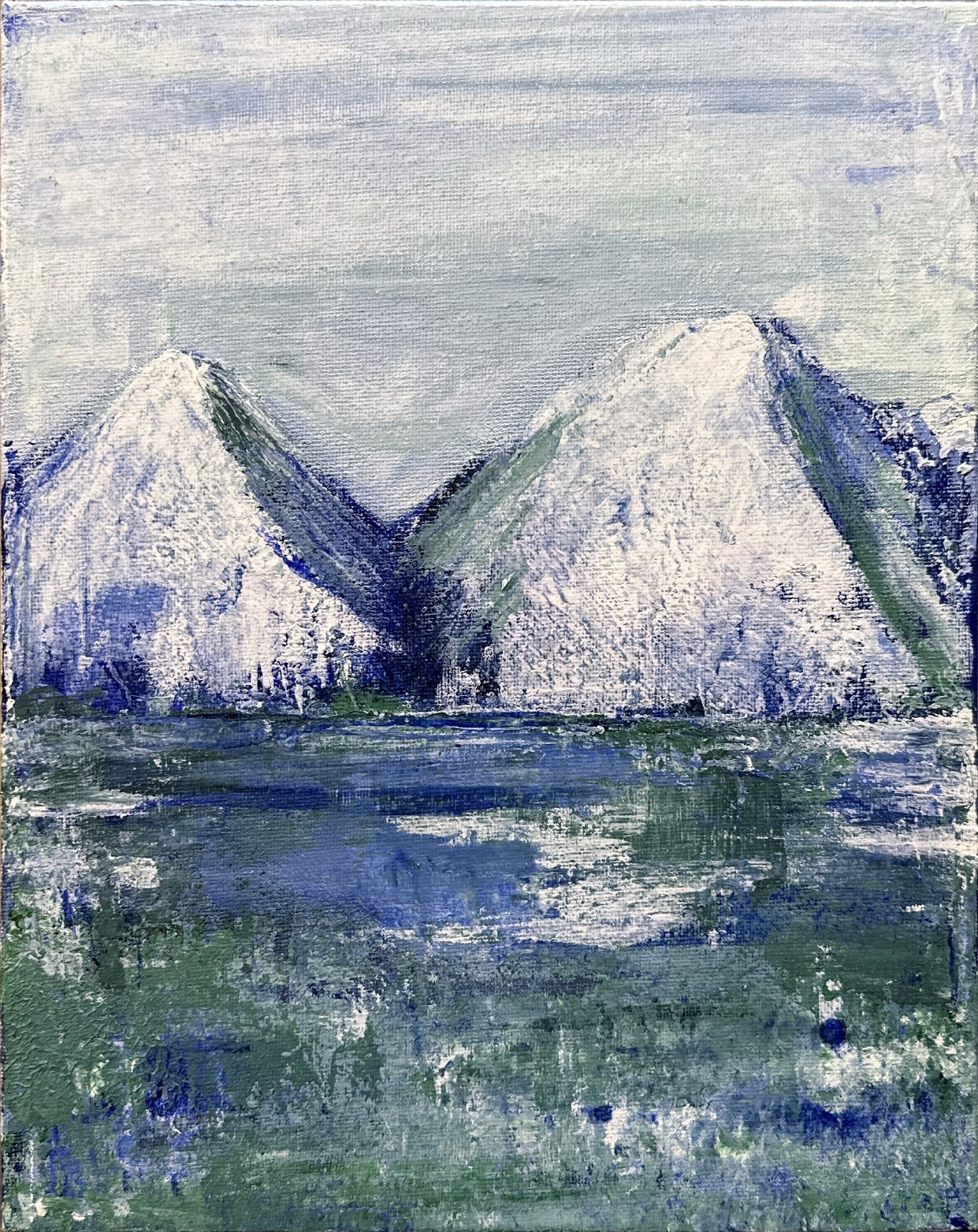 Mountains - Watercolor by Maja A. Moger